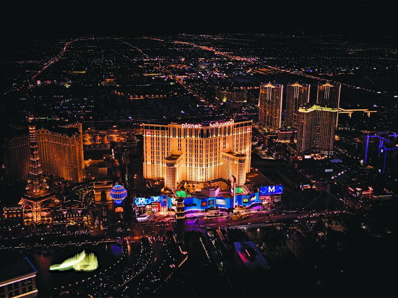 Planet Hollywood Aerial View