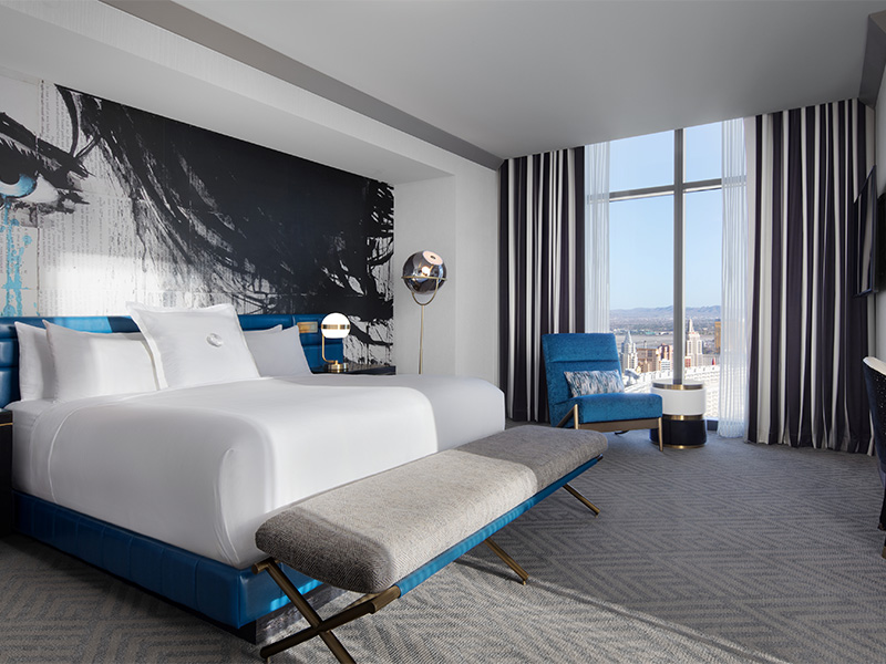 Cosmopolitan Two Bedroom City Suite Bedroom