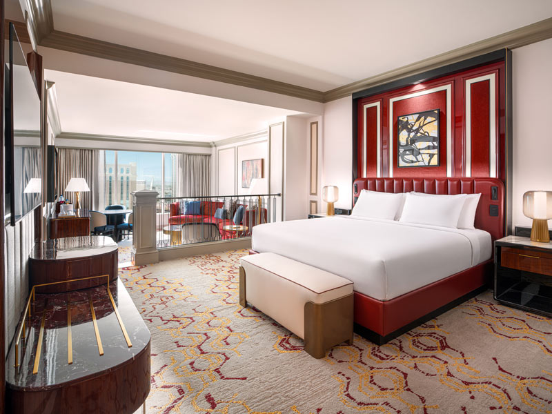 Venetian Newly Remodeled Luxury King Suite Strip View - Room Overview