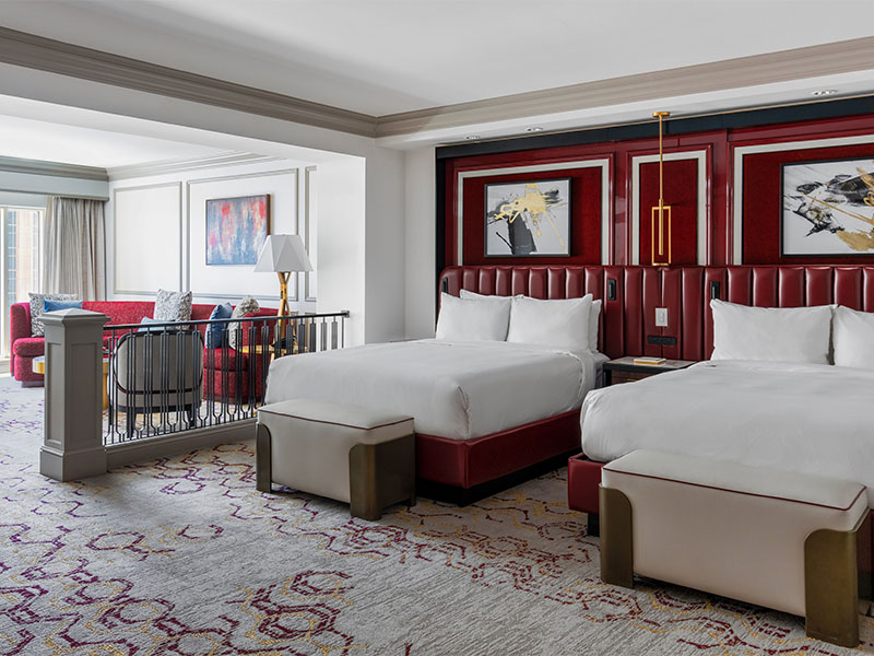 Venetian Newly Remodeled Two Queen Suite Beds