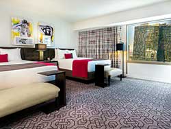 Planet Hollywood Ultra Hip, 2 Queens, Non-Smoking Room