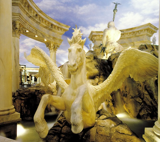 Fountain at Forum Shops