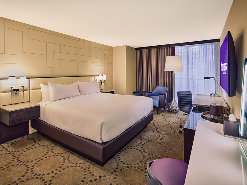 Harrahs Hotel Room