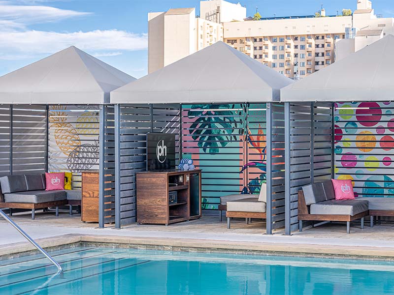 Planet Hollywood Cabanas